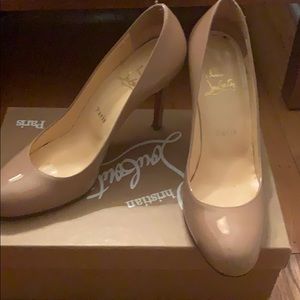 Christian Louboutin Simple Pump 100/Nude